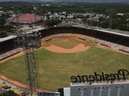 Reparación en el terreno del Estadio Cibao continúa avanzando; García Sued y Ovalles ponderan los trabajos