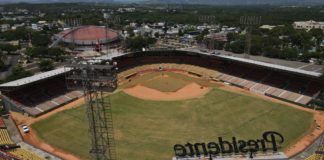 Reparación en el terreno del Estadio Cibao continúa avanzando; García Sued y Ovalles ponderan los trabajos