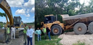 Medio Ambiente apresa operador extrayendo material del río San Juan, incauta equipo y someterá a Galadosa