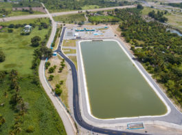 Con una inversión de RD 312 millones, el Presidente Abinader inaugura planta de aguas residuales en Baní