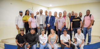 Santana Martínez y Junior Matrillé dictan charla para miembros del CCDF