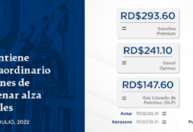 MICM dispone que los combustibles mantengan su precio esta semana