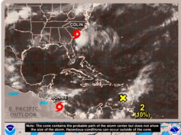 Se forma la tormenta tropical Colin