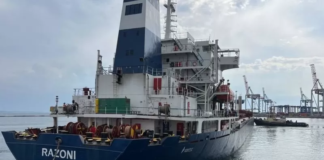 Sale de Ucrania el primer buque con granos tras la firma del acuerdo con Rusia