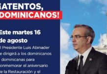 Presidente Luis Abinader hablará esta noche desde Santiago