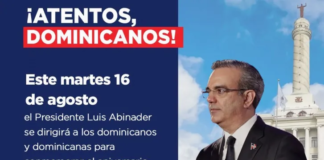 Presidente Luis Abinader hablará esta noche desde Santiago