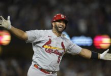 Albert Pujols recibirá homenaje en el Día de Leyendas