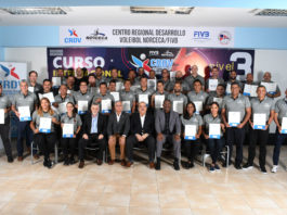 Clausuran Curso Nivel III Entrenadores Voleibol; se titularon Priscilla Rivera, Nurys Arias y Ana Binet