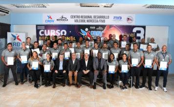 Clausuran Curso Nivel III Entrenadores Voleibol; se titularon Priscilla Rivera, Nurys Arias y Ana Binet
