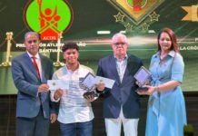 Jabiel Polanco es el Atleta del Año en gala de la ACDS; Santana Martínez obtiene el premio de Cronista del Año