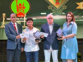 Jabiel Polanco es el Atleta del Año en gala de la ACDS; Santana Martínez obtiene el premio de Cronista del Año