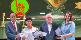 Jabiel Polanco es el Atleta del Año en gala de la ACDS; Santana Martínez obtiene el premio de Cronista del Año