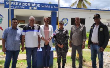 Autoridades brindan su apoyo a la policía en San Rafael de Yuma