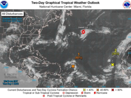 Se forma Danielle, cuarta tormenta tropical de 2022 en el Atlántico