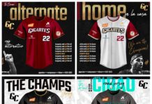 Gigantes del Cibao vestirán cuatro modelos de uniformes en la próxima temporada