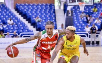 Víctor Liz se destaca en triunfo de Bameso en basket distrital