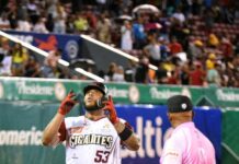 Peguero y Espinal comandan victoria de los Gigantes sobre las Águilas