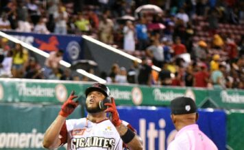 Peguero y Espinal comandan victoria de los Gigantes sobre las Águilas