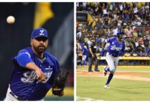 Valdez y Mauricio sacan la cara por Licey en triunfo sobre las Águilas