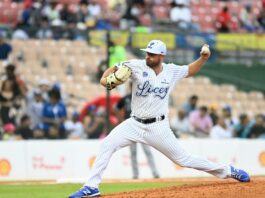 Moyers ayuda al Licey a blanquear al Escogido