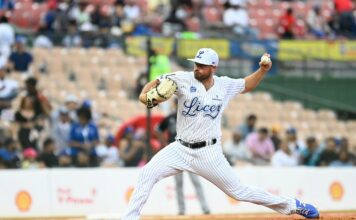 Moyers ayuda al Licey a blanquear al Escogido
