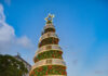 Banco Central enciende su árbol de Navidad
