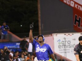 Aquino, Alcántara y Camargo jonronean en victoria del Licey sobre los Gigantes
