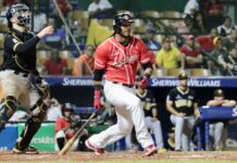 Jimmy Paredes decide triunfo del Escogido sobre las Águilas