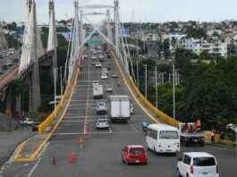 Obras Públicas deja abierto el tránsito por todos los carriles del remozado puente Juan Pablo Duarte
