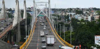 Obras Públicas deja abierto el tránsito por todos los carriles del remozado puente Juan Pablo Duarte