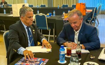 Presidentes de IFBB y FDFF pactan acuerdo para la región centroamericana y del Caribe