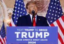 Trump anuncia su tercera candidatura a la presidencia de Estados Unidos