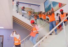 Culmina de manera exitosa ejercicio de evacuación por terremoto coordinado por organismos de seguridad