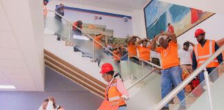 Culmina de manera exitosa ejercicio de evacuación por terremoto coordinado por organismos de seguridad