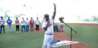 Escogido retira número 44 de Wilkin Castillo en homenaje a su trayectoria