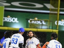 Sencillo de Jorge Alfaro deja en el terreno a las Águilas