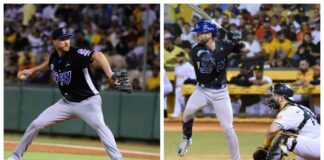 Hall y Barrera comandan triunfo del Licey sobre las Águilas