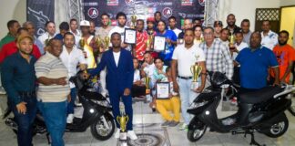 Víctor Domínguez elegido el más destacado en el campeonato de motovelocidad del Cibao