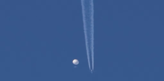 Estados Unidos derriba globo chino sobre el Atlántico