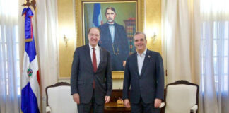Luis Abinader se reune con el presidente del Banco Mundial