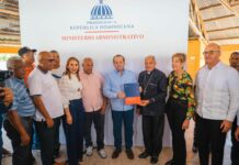 Ministro José Paliza entrega aportes por más de RD$45 millones en Puerto Plata