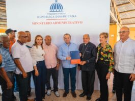 Ministro José Paliza entrega aportes por más de RD$45 millones en Puerto Plata