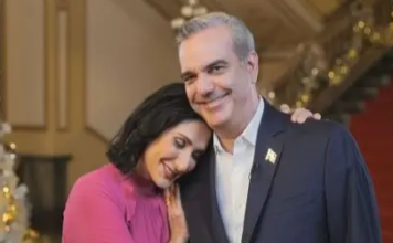 Luis Abinader y Raquel Arbaje: Así han destilado amor la pareja en estos 3 años de Gobierno