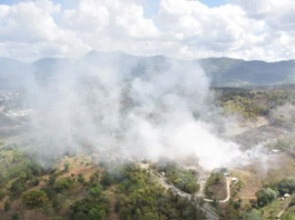 Fuerza aérea sofoca desde el aire los fuegos forestales