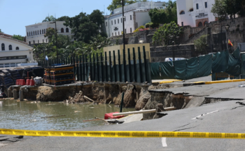 Sobrecarga provoca rotura en parte del muelle Don Diego