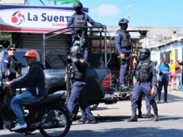 Se cumple huelga en San Francisco de Macorís bajo una fuerte militarización
