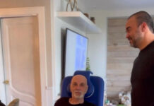 Pamela Sued traslada a su padre a España para que reciba terapia tras caída