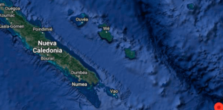 Un terremoto de 7.7 de magnitud se registró al sureste de Nueva Caledonia