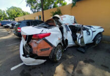 Dos fallecidos y dos heridos producto de accidente de tránsito en Santiago