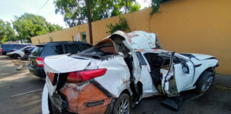 Dos fallecidos y dos heridos producto de accidente de tránsito en Santiago